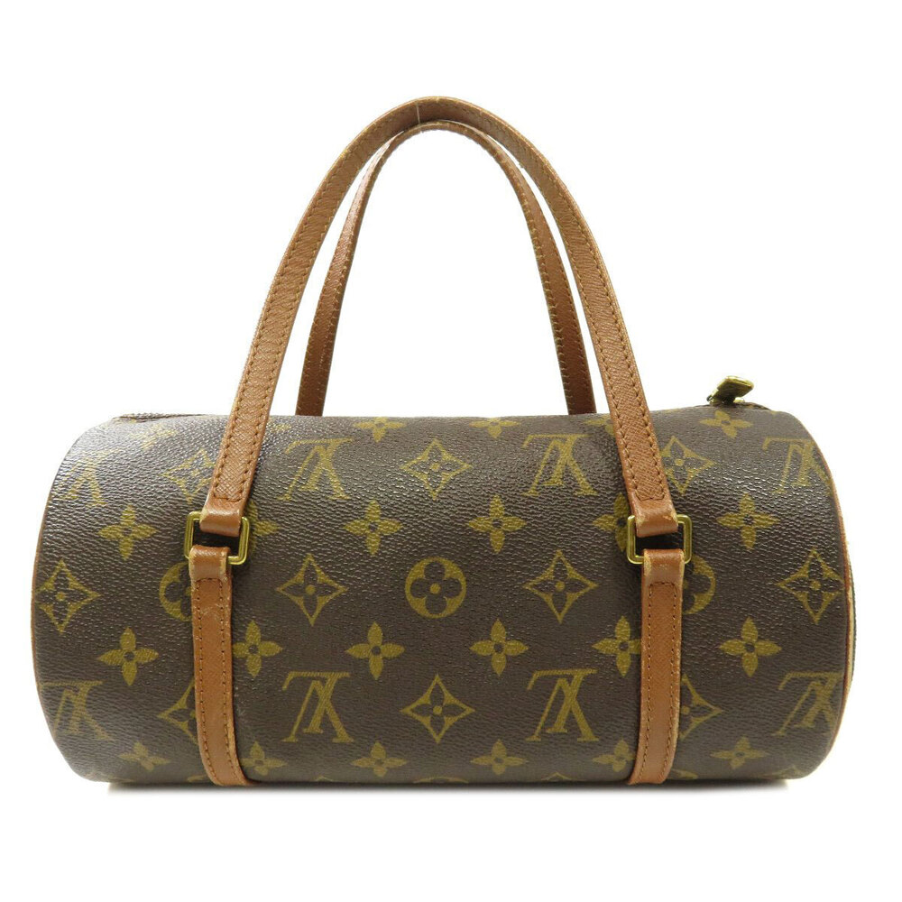 Louis Vuitton Papillon Monogram Handbag Canvas Brown